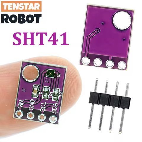 TENSTAR SHT41 Digital Temperature and Humidity Sensor Module I2C Communication High Accuracy GY-SHT4