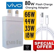 ORIGINAL QUALITY VIVO (33W/44W/80W)Y76 Y33T V29 V27 V25 Y27 Y30 Y21 Y19 FAST CHARGING CHARGER ADAPTE