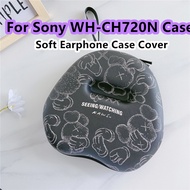 【Discount】 For Sony WH-CH720N Headphone Case High-capacity Cartoons for Sony WH-CH720N Headset Earpads Storage Bag Casing Box