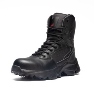 [COD]39-46ซิปกันน้ำกองทัพรองเท้านิรภัยผู้ชายยุทธวิธีรองเท้านิ้วเท้าเหล็กกลางแจ้งเดินป่าค้างคาว Swat บูตป้องกันการเจาะรองเท้าทำงานป้องกันการเจาะรองเท้าความปลอดภัย
