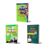 Book - Grade 8 English Handbook Combo + Fostering Students Good at English Grade 8 + English Exercis
