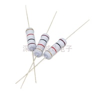 ((10 Pcs) 2W Carbon Film Resistor 5% 1R-1M Resistance Optional 1R2R2.2 R10R1K10K22K33K47K100K1M