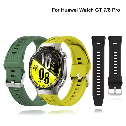 Silicone Strap For Huawei Watch GT 7/6 Pro 46mm Sports Band 22mm Watchband For Huawei Watch GT7 GT6