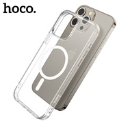 Hoco 100% เคสใสรุ่น Magsafe แท้เคสโทรศัพท์มือถือ iPhone สามารถใส่ได้กับ iPhone 15 iPhone 15 Pro iPhone 15 Pro Max iPhone 14