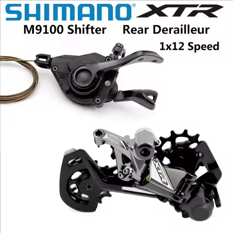 SHIMANO XTR 12v SL-M9100 Right + RD-M9100 SGS Rear Derailleur 12 Speed Shifter MTB Groupset For Moun