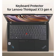 Keyboard Protector for Lenovo Thinkpad X13 gen 4 13.3inch TPU Keyboard Cover Thinkpad X13 2023 Lapto