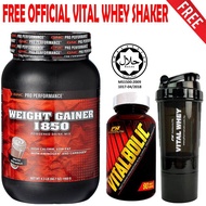 Vitalbolic Muscle Growth Activator 90 Tablets 45 Servings (Orange) + GNC Pro Performance® 1850 Weigh