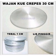 Aluminum crepe pan thick aluminum crepe pan/