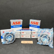 (PRICE 10 PC) BEARING 6204 2RS "ASB" MOTORCYCLE GEAR WHEEL BEARING LAKER 6204 2RS IRON CAP
