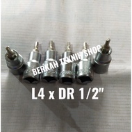 MATA ORI SOCK EYE L4 x DR 1/2" SOCKET L 4 HEXAGON H4