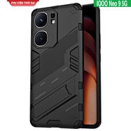Iron man ver 2 IQOO Neo 9 / Neo 9 Pro shockproof case, back stand for watching movies, camera protec