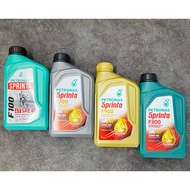 100% Original Petronas Sprinta F100 SAE40 F700 15W50 F900 10W40 Fully Synthetic 4T Motor Engine Oil 