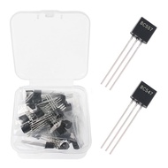 50PCS BC547 NPN & BC557 PNP Transistor Assortment Kit - 50V 100mA TO-92 Transistors (25PCS BC547 + 2