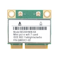 WiFi 7 PCI-E WiFi Card BE200 BE200HMW 8774Mbps 2.4G/5G/6Ghz for Bluetooth 5.4 802.11BE Network Adapt