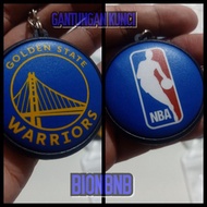 GANTUNGAN GOLDEN STATE WARRIORS NBA KEYCHAIN
