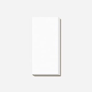 Heiko G-3 Boxes, Deluxe White Plain Box, 3.1 x 6.4 x 0.5 inches (7.9 x 16.2 x 1.2 cm), 10 Pieces