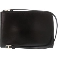 愛馬仕L型拉鍊錢包，配Remix卡包，Box小牛皮，鈀金合金，黑色，G字壓紋，黑色卡包0090 [二手] 愛馬仕