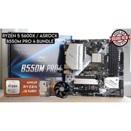 AMD BUNDLE RYZEN 5 5600X / ASROCK B550M PRO 4