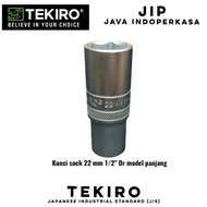 MATA TEKIRO deep wall 22 mm long socket bit