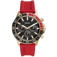 Fossil Men's Quartz Silicone Three-Hand Watch Stainless Steel Case/Glass Mirror BQ2494/BQ2498/BQ2499