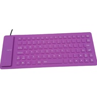 85-Key Silicone Soft Keyboard Notebook Desktop Computer Universal Folding Keyboard Waterproof 85-Key