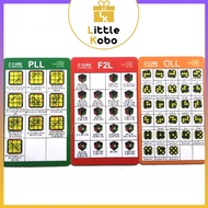 High Speed CFOP Rubik's Formula Card Set Formula F2L OLL PLL Rubik's Accessories Children's Intellig