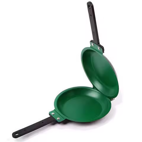 DIY Non-Stick Pan Double-Sided Frying Pan Frying Pan Breakfast Pan Gas and Induction Cooker Universa