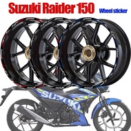 Mags Stickers For Suzuki Raider 150  Motorcycle Modified Wheel Edges 17 Inch Waterproof Reflective D