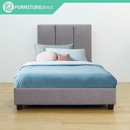 Furniture Mart MANADO single size fabric divan bed -grey/ katil single/ katil bujang/ katil single d