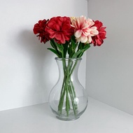 Glass BENING Aesthetic Glass Vase/ Aesthetic Flower Vase/ Glass Flower Vase/