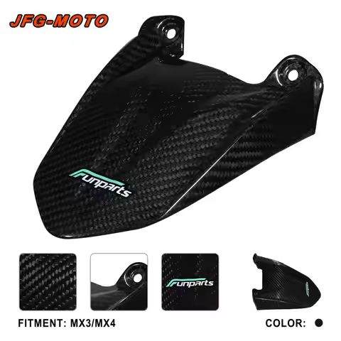 Motorcycle Funparts Rear Wheel Fender Carbon Fiber Shock Absorption Mudguard For Talaria Sting MX3 M