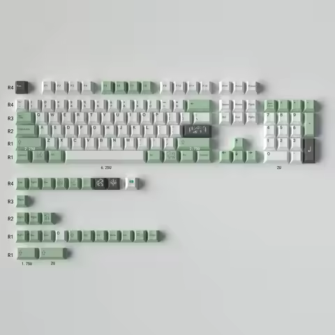 130key/set GMK November Fog Keycaps PBT Dye Subbed Key Caps Cherry Profile Keycap With 2.25U 2.75U 3