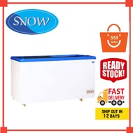 💁‍♀️Snow Flat Glass Sliding Lid Freezer Outer Panel &amp; Interior Cabinet SNOW LY600GL I peti sejuk