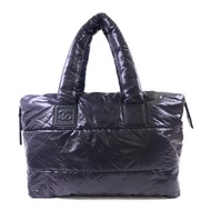 CHANEL 尼龍CoCo Cocoon銀扣肩背袋/手挽袋