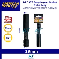 MATA AMERICAN TOOL 1/ 2 INCH 19MM 19 MM 6PT IMPACT SOCKET WRENCH CR-MO EXTRA LONG SOCKET – DEEP IMPA