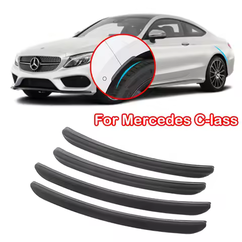Car Bumper Fender Flare Mud Flap Splash Guards For Mercedes C Class W202 W203 W204 W205 W206 C 180 2