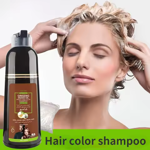400ml Hair Wash Brown Shampoo Beauty Brown Nutrition Moisturizing Turn Brown Hair Shampoo Coloring S