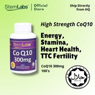 [LULUS KKM] StemLabs CoQ10 300mg 100's Tenaga TTC Jakim Halal EXP 01/2028