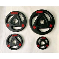 Ziva 5kg Rubber-Coated Dumbbells, Non-50 Hole Dumplings For Home Weights, Gyms