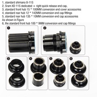 Koozer FreeHub XM490 XM470 XM460 XM390 CX420 Caps MTB Bicycle Hubs Converters Mountain Bike Hubs End