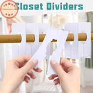 TATER 10 Pieces Rectangular Clothes Divider Clothes Organizer Clothes Rack Size Divider Rack for Hom