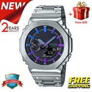 (ของแท้ 100%) คาสิโอ Casioนาฬิกาคาสิโอของแท้ นาฬิกา ผู้ชาย  CMGประกันภัย 1 ปีรุ่น GMB2100 นาฬิกาผู้ช