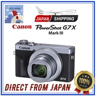 *Limited Stock* Canon Compact Digital Camera PowerShot G7 X Mark III Silver/Black 1.0 Sensor/F1.8 Le