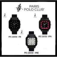 Paris Polo Club นาฬิกาข้อมือผู้หญิง สายซิลิโคน รุ่น PPC-230720 *ส่งฟรี*