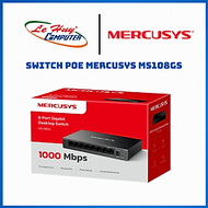 Switch Mercusys 8 Port 10/100/1000 Mbps MS108GS - Hàng Chính Hãng