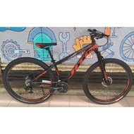 HTG MTB 29er Alloy Frame Hydraulic Brake Bicycle with Basket