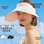 TRENDYZONE Sunshade Hat, Strong Shading Wide Brim Empty Top Hat,  UV-proof UV Women's Cap