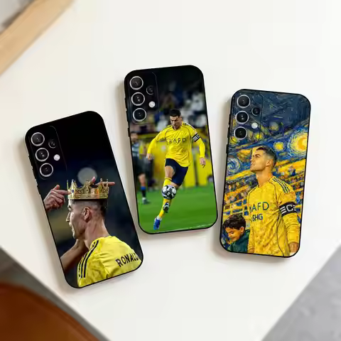 GOAT C-Cristiano Ronaldo C-CR7 Phone Case For Samsung S25,S24,S21,S22,S23,S30,Ultra,S20,Plus,Fe,Note