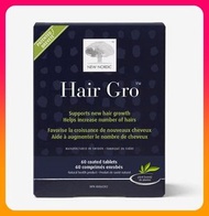 NEW NORDIC - 紐諾迪克專利生髪育髮片60粒素食片劑 對抗頭髮稀疏脫髮 臨床驗證 生育三烯酚 生物素 平行進口 (效期: 08/2026*)