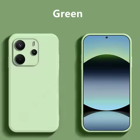 Redmi Note 14 Pro Plus Case Liquid Silicone Soft TPU Cover For Xiaomi Redmi Note 14 Note14Pro Plus N